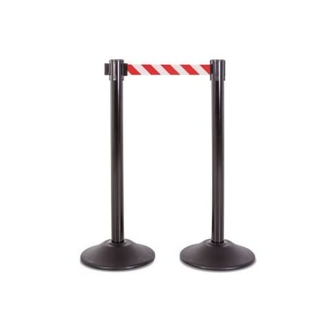 STEEL STANCHION POSTS BELT COLOR PRT115